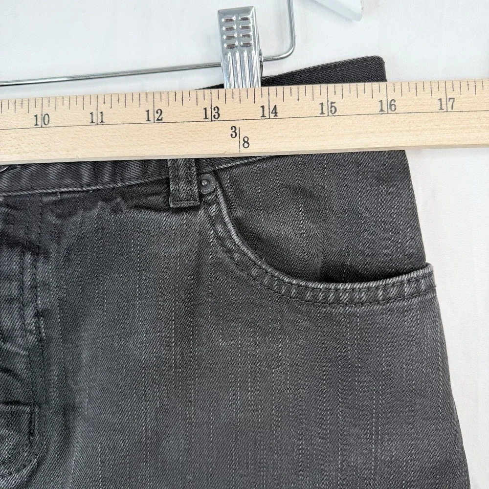 Lauren Jeans Co Ralph Lauren Denim Skirt Women's SZ-8 Black‎ Stretch Cotton